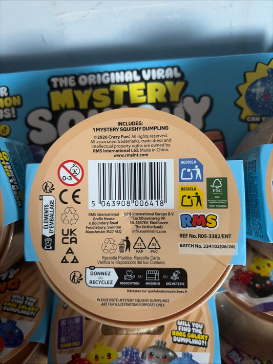 Rms Mystery Squishy Dumpling Galaxy Edition Fast Shipping New & Sealed