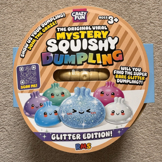 Crazy Fun Original Glitter Mystery Squishy Dumpling Giant 17cm