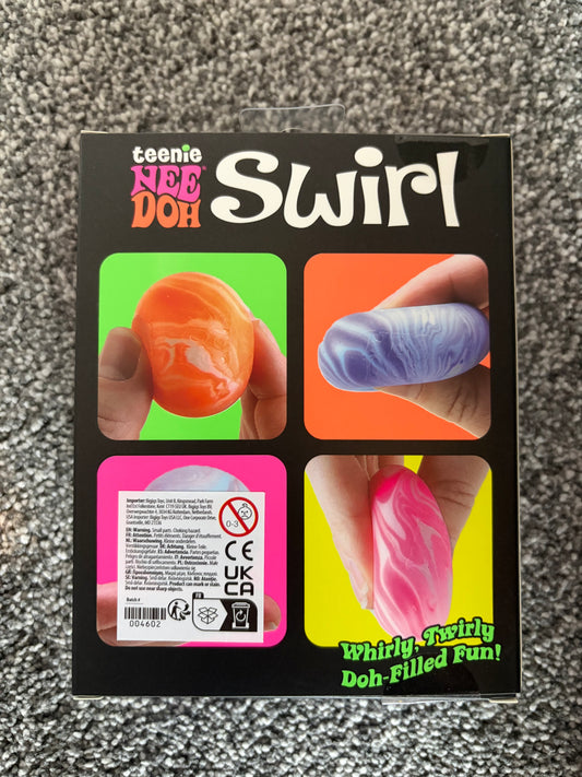 NeeDoh Teenie Swirl Fidget Toy 4 Pack