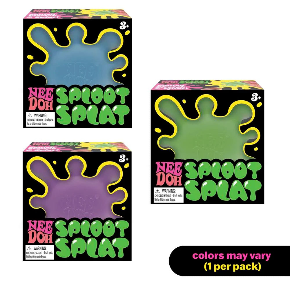 NeeDoh Sploot Splat Super Solid Squish Stretchy Sensory Fidget Toy (PRE-ORDER)