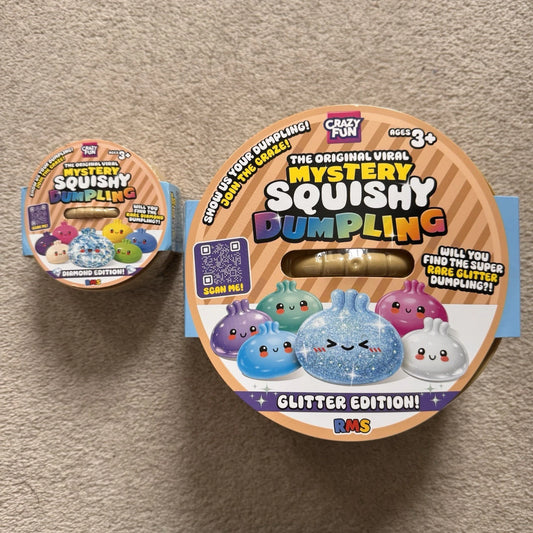Crazy Fun Original Glitter Mystery Squishy Dumpling Giant 17cm