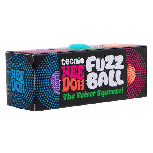NeeDoh Teenie Fuzzball Velvet Squeeze Mini Soft-Cloud Fidget Toy 3 Pack (PRE-ORDERS)